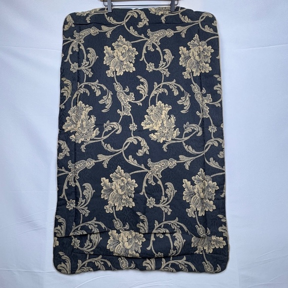 2 VTG Croscill Damask Jacquard STD. Pillow SHAMS 25 X 20 Rope detail Flanged USA - Picture 4 of 14